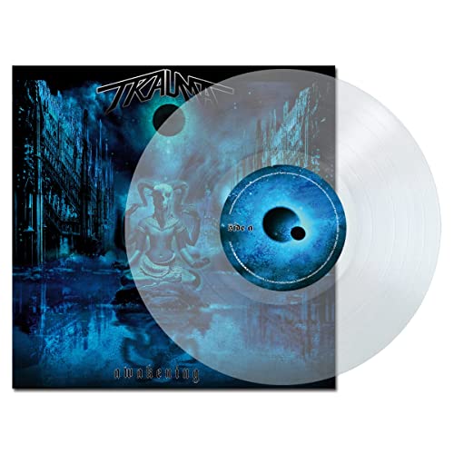 Trauma - Awakening" vinyl record with blue and white artwork.