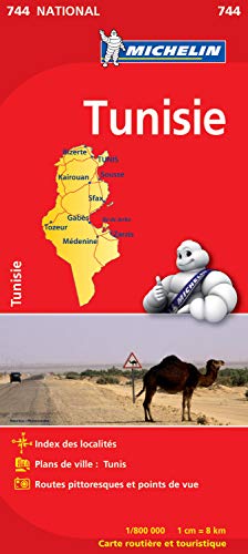 Tunisia - Michelin National Map 744: Map (Michelin National Maps, 744)