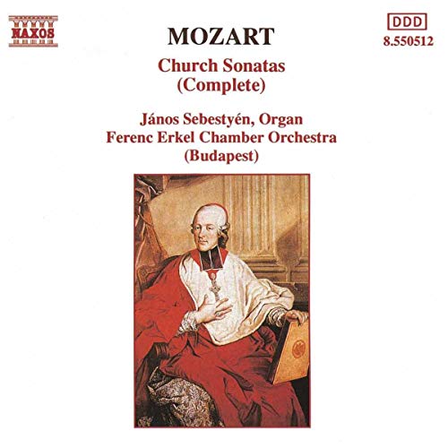 CD cover featuring a portrait of Mozart and text details.