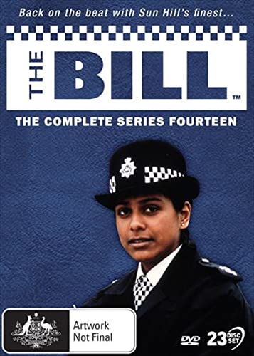 DVD cover for The Bill Series Fourteen featuring a female police officer in uniform.