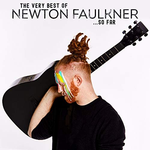 Newton Faulkner album cover featuring the artist with a guitar.