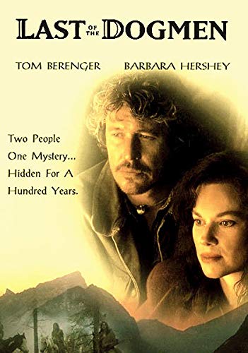 DVD cover for "The Last of the Dogmen" featuring Tom Berenger and Barbara Hershey.