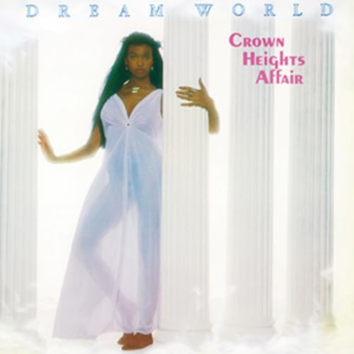CD cover: woman in white dress before classical columns.