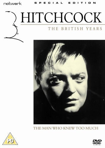 DVD cover for Hitchcock The British Years featuring Peter Lorre from The Man Who Knew Too Much.