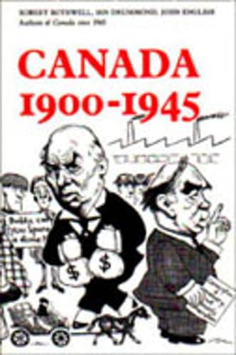 Book cover: “Canada 1900-1945” with caricatures and financial symbols.