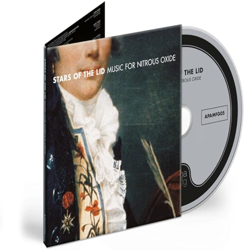 Stars Of The Lid CD with portrait cover and open case.