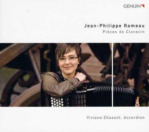 CD cover featuring accordionist Viviane Chassot and a harpsichord detail.