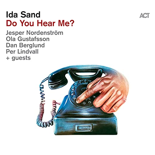 Album cover: vintage blue telephone with a hand reaching for receiver.