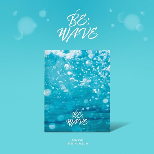 CD cover with a blue ocean wave and text “BE:WAVE”.