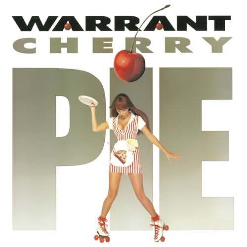 Warrant’s “Cherry Pie” album cover featuring a woman on roller skates.
