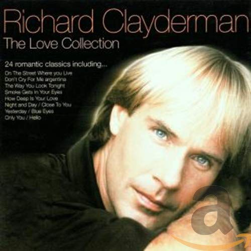 CD cover featuring pianist Richard Clayderman, close-up portrait.