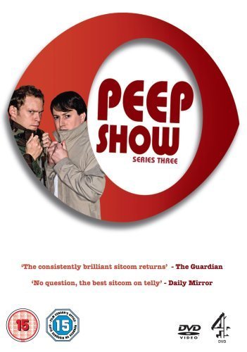 Peep Show Series 3 DVD cover featuring Mark and Jez in beige coats.