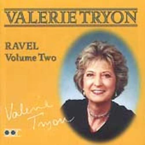 CD cover featuring portrait of Valerie Tryon, text “RAVEL Vol2”.
