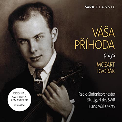 CD cover featuring a portrait of violinist Váša Příhoda playing.