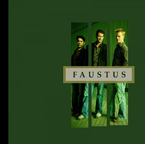 CD cover for Faustus featuring four men in a green-toned portrait.