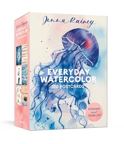 Everyday Watercolor 100 Postcards : Seashores and Ocean Life