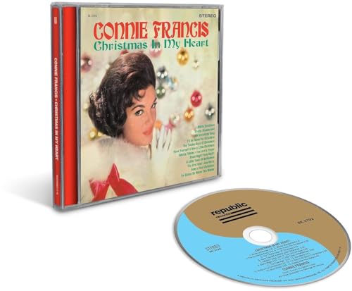 Connie Francis "Christmas In My Heart" CD and disc shown.