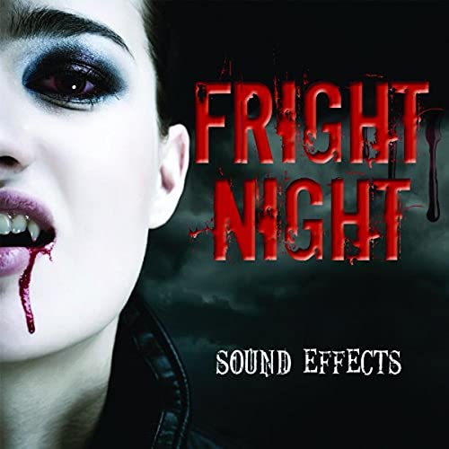 CD cover with a woman styled as a vampire and “Fright Night” text.