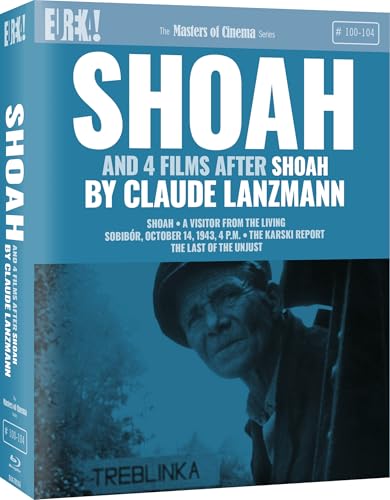 Blu-ray box set cover for Shoah and Four Films After Shoah by Claude Lanzmann.