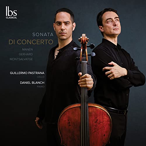 CD cover featuring two men with a cello, titled “Sonata Di Concerto.”