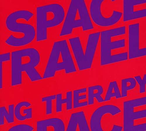 Red background with purple "Spacetravel" and "Dancing Therapy" text on a CD.