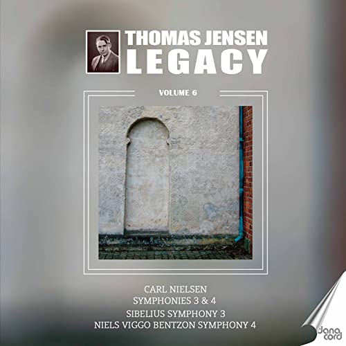 CD cover: gray stone archway, portrait, and text “Thomas Jensen Legacy, Vol. 6”.