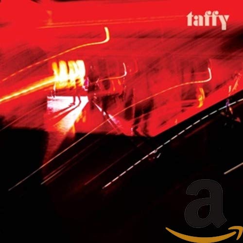 Red and black abstract CD cover for Taffy’s “Deep Dark Creep Love.”