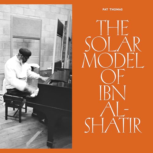 Album cover: man at piano, orange text reading "The Solar Model...