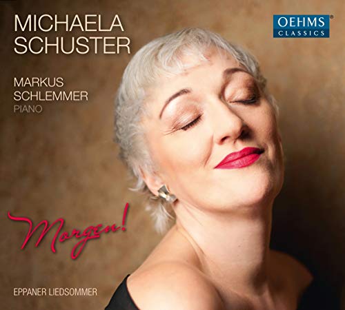 CD cover featuring Michaela Schuster, a portrait with closed eyes.