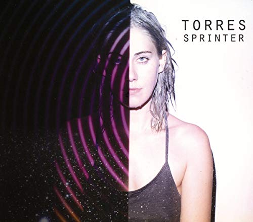 CD cover for Torres’ “Sprinter” featuring a woman’s split portrait.