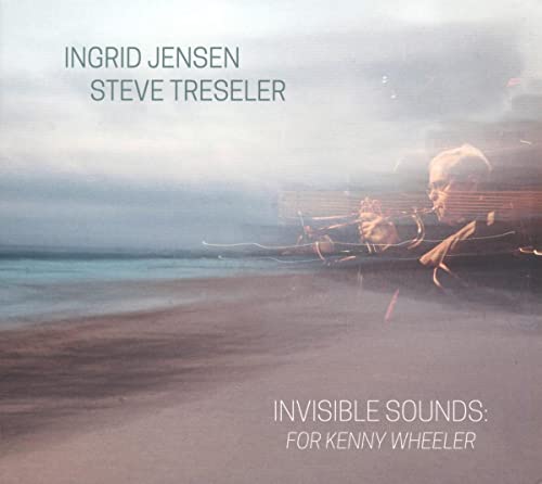 CD cover featuring a blurred image of Kenny Wheeler playing a trumpet.