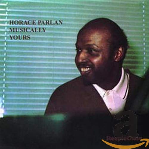 CD cover for Horace Parlan’s “Musically Yours” featuring a portrait of the artist.