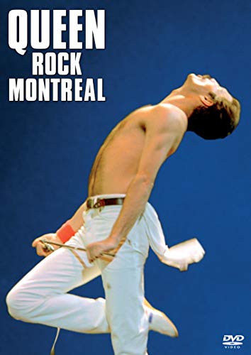 DVD cover for “Rock Montreal” featuring Freddie Mercury performing.