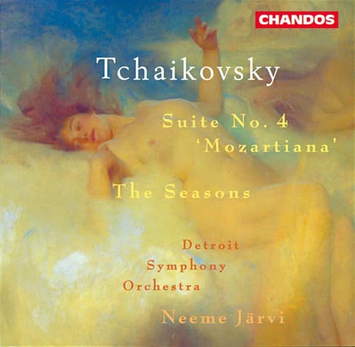 CD cover: reclining nude figure with text for Tchaikovsky’s Suite No. 4.
