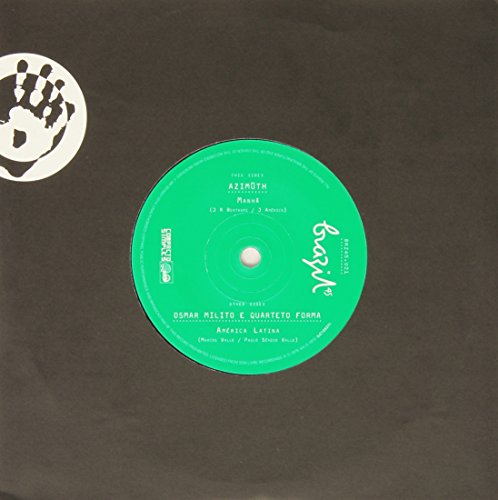 Green vinyl record label with text: Azimoth / Osmar Milito E Quart.