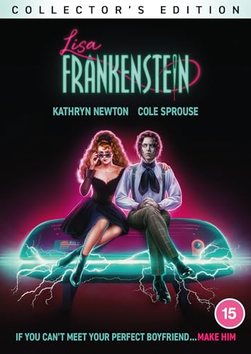 DVD cover art featuring a young woman and a pale man sitting on electricity.