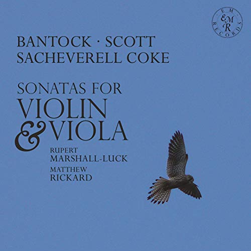 CD cover with text listing composers and a bird in flight.
