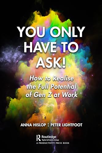 Book cover: "You Only Have to Ask!" with colorful, abstract background.