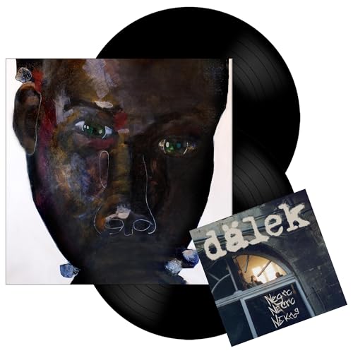 Dalek “Negro Necro Nekros” vinyl record with painted face cover art.
