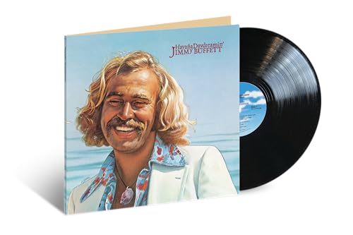 Jimmy Buffett's "Havana Daydreamin" vinyl record and album cover.
