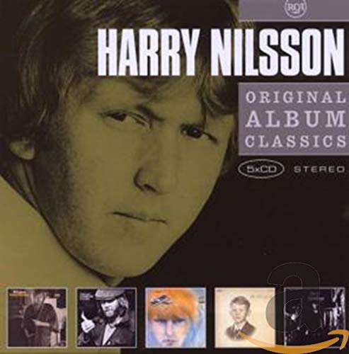 Harry Nilsson Original Album Classics 5-CD box set cover featuring a portrait of Nilsson.