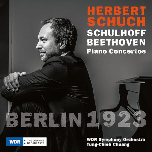 CD cover featuring pianist Herbert Schuch with "Berlin 1923" text.