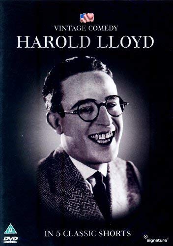 Harold Lloyd DVD cover featuring a smiling portrait of the silent film comedian.