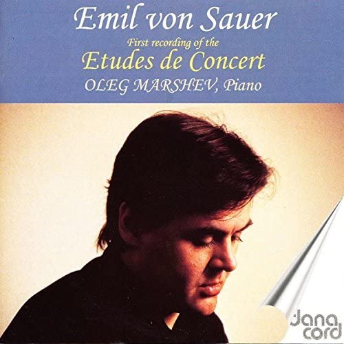 CD cover featuring pianist Oleg Marshev in a portrait.