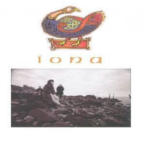DVD cover for “Iona” featuring a bird design and coastal scene.