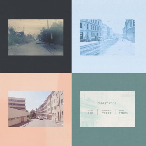 Album cover with four faded street scene photos and text: "Flight Mode".
