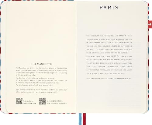 Luxe X Moleskine City Notebook Paris