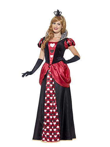 Smiffys Royal Red Queen Costume, S - UK Size 08-10