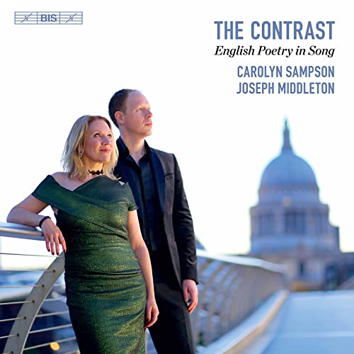CD cover featuring Carolyn Sampson and Joseph Middleton with a London backdrop.