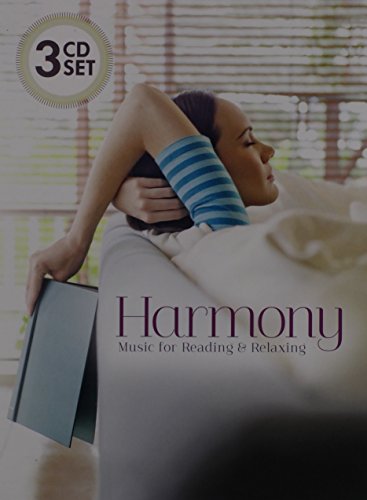 3-CD set “Harmony” with a woman relaxing and reading.